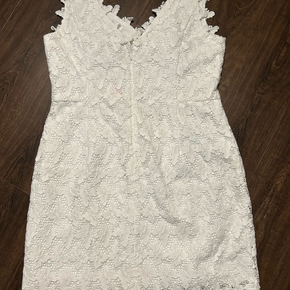 Lilly Pulitzer White Lace Mini Dress